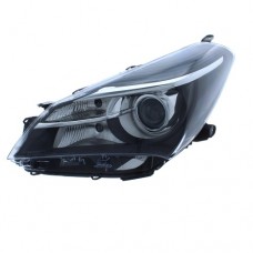Toyota Yaris 2014-2017 Projector Type Black Inner Head Lamp Unit Passenger Side